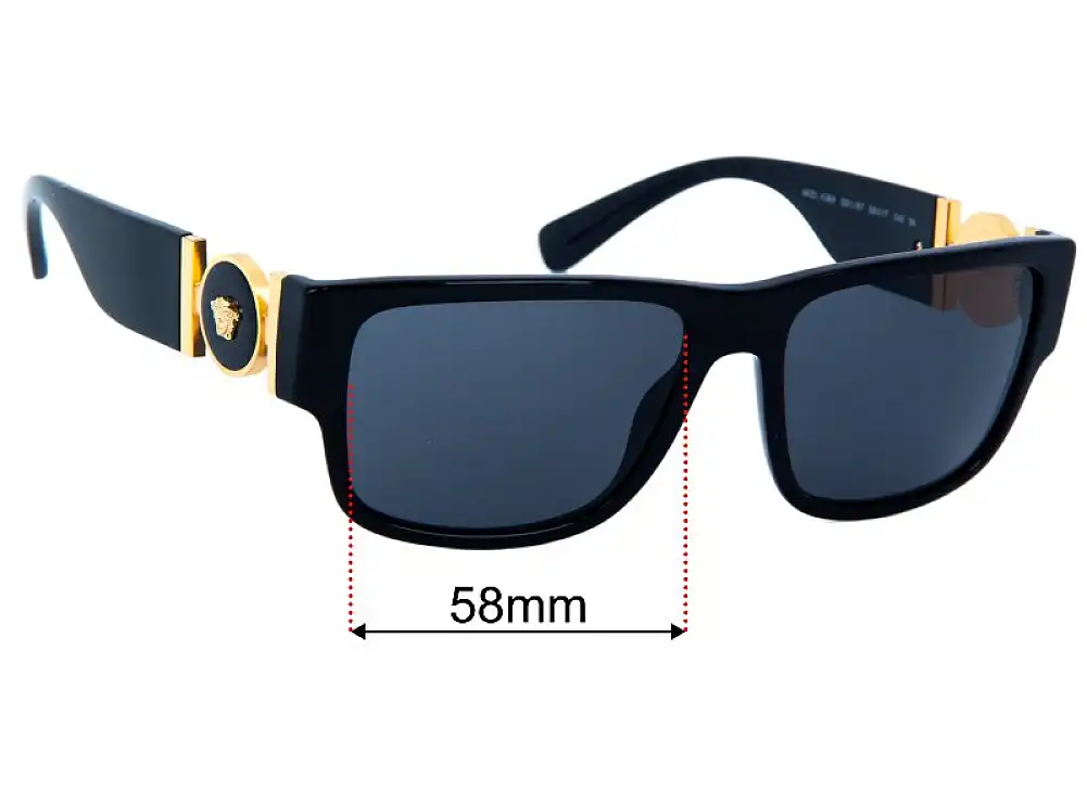 Versace MOD 4369 58mm Replacement Lenses